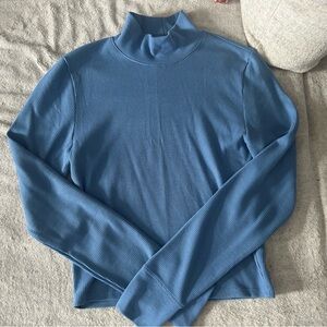 American Eagle Outfitters Blue Turtleneck Sweater